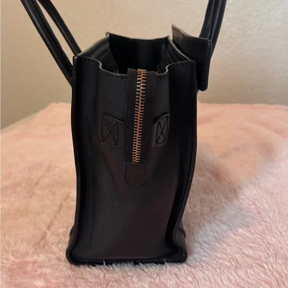 AUTHENTIC CELINE MICRO Black Bag - Picture 3 of 14